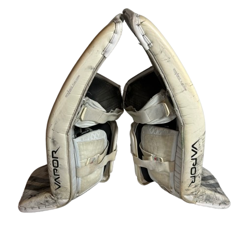 Bauer Vapor 2X Pro - Jambières de gardien de but Pro Stock d'occasion (blanches)